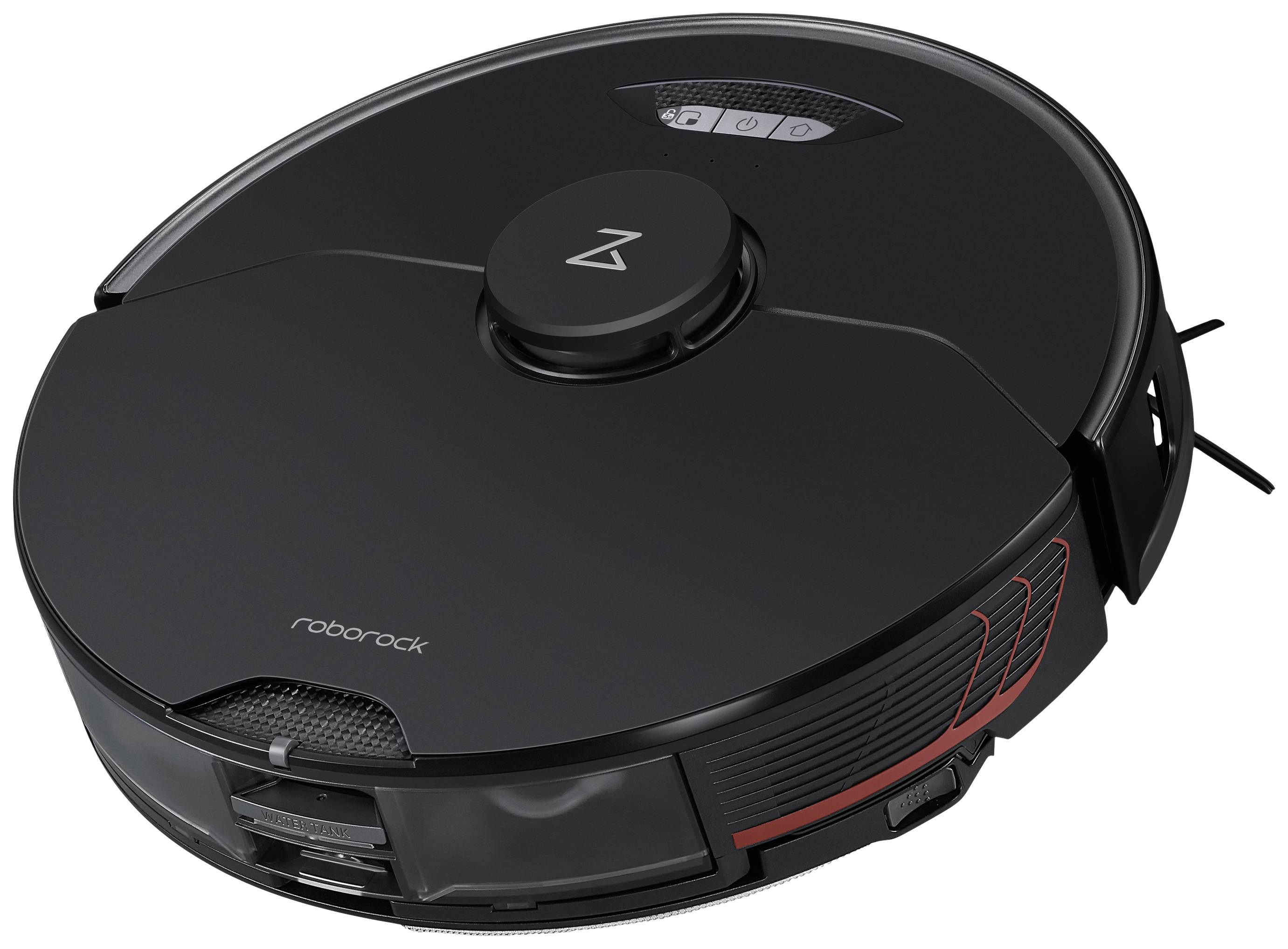 Roborock S7 MaxV Saug-und Wischroboter Schwarz kompatibel mit Amazon Alexa, kompatibel mit Google Home, App gesteuert, Sprachgesteuert