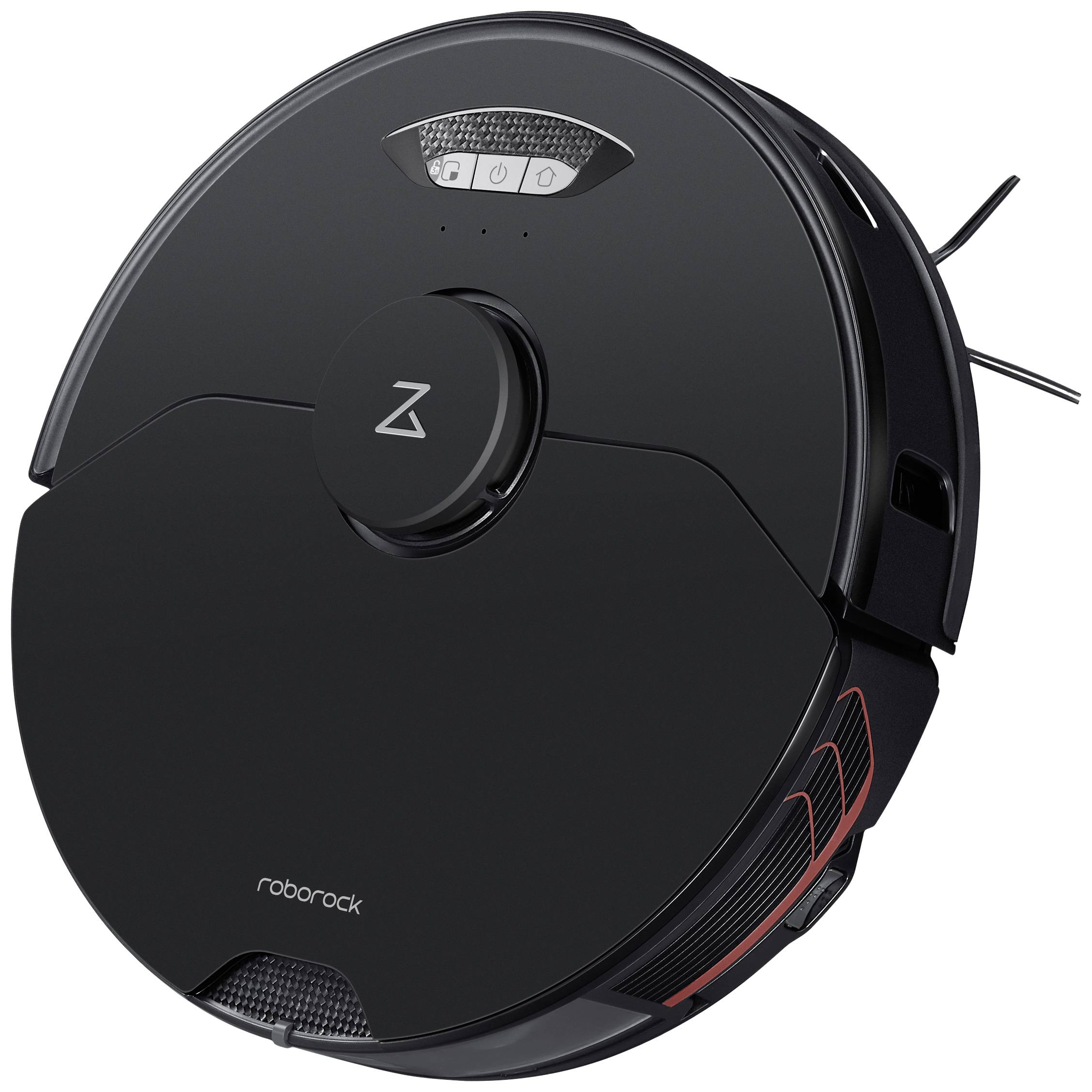 Roborock S7 MaxV Saug-und Wischroboter Schwarz kompatibel mit Amazon Alexa, kompatibel mit Google Home, App gesteuert, Sprachgesteuert