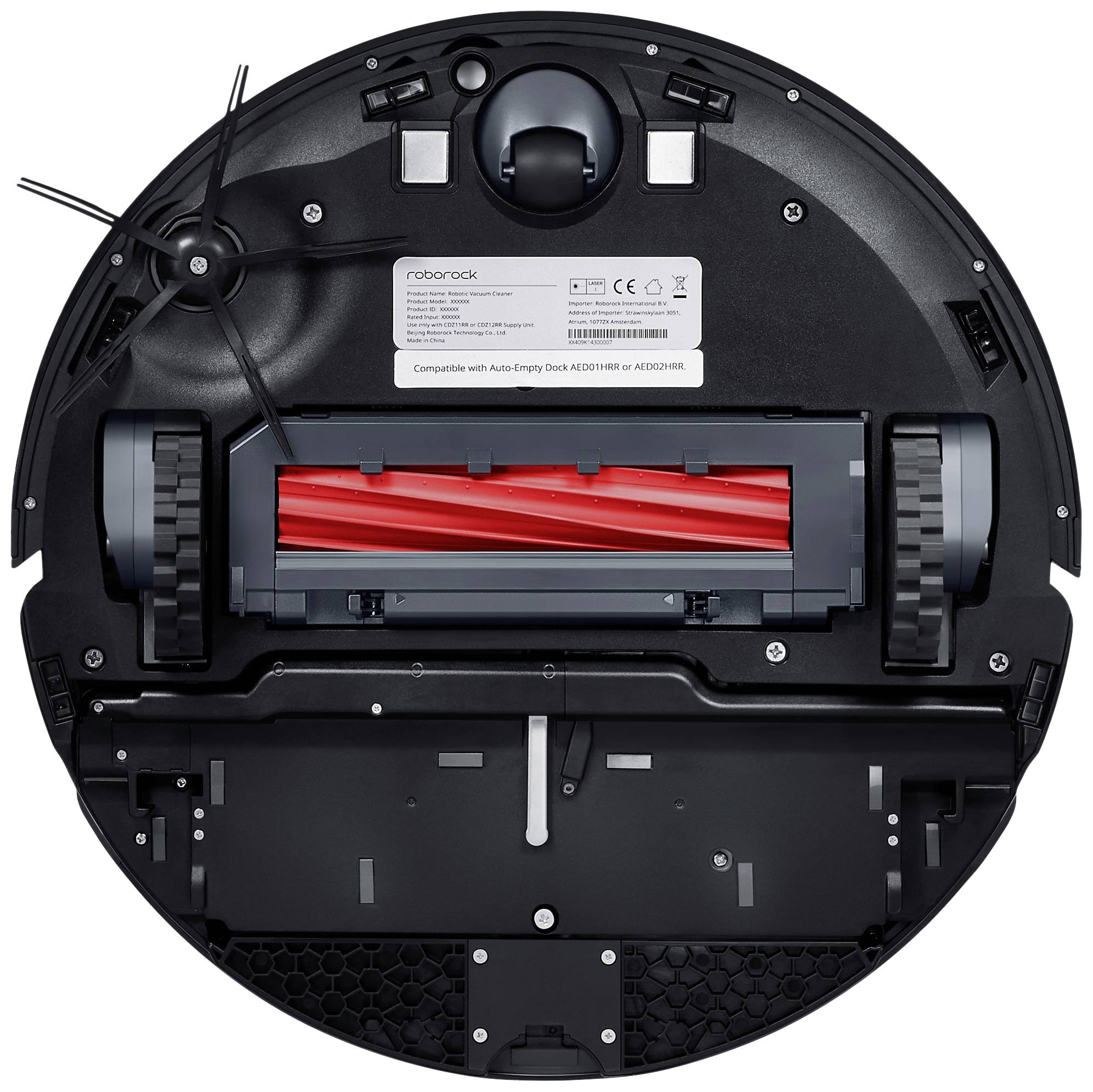 Roborock S7 MaxV Saug-und Wischroboter Schwarz kompatibel mit Amazon Alexa, kompatibel mit Google Home, App gesteuert, Sprachgesteuert