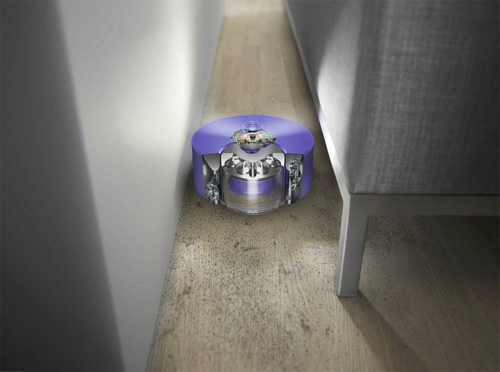 Dyson 360 Heurist Nickel-Blau Saugroboter Blau, Schwarz