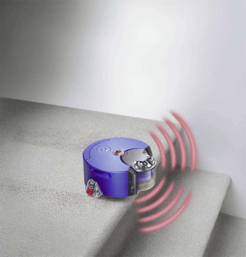 Dyson 360 Heurist Nickel-Blau Saugroboter Blau, Schwarz