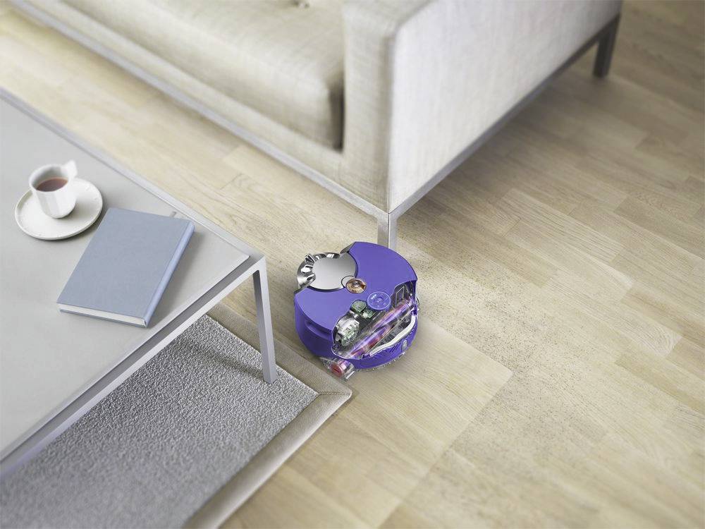 Dyson 360 Heurist Nickel-Blau Saugroboter Blau, Schwarz