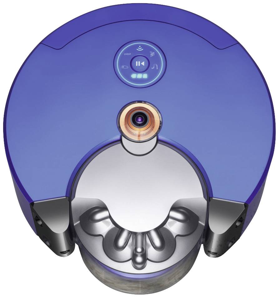 Dyson 360 Heurist Nickel-Blau Saugroboter Blau, Schwarz
