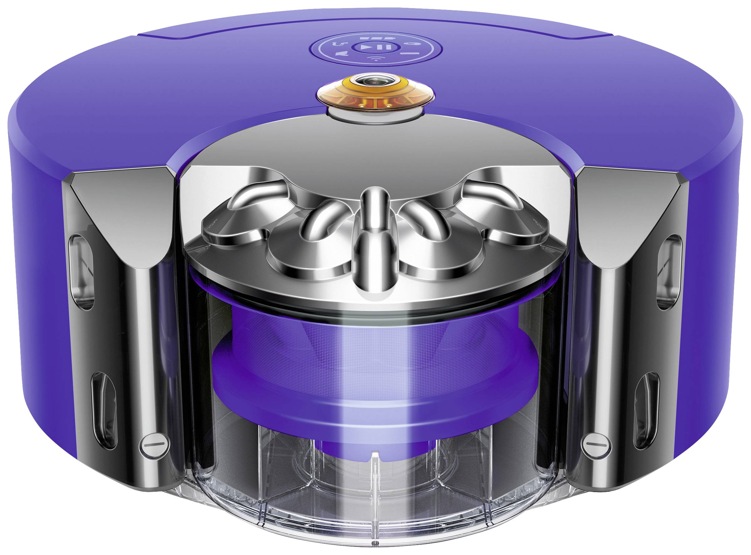 Dyson 360 Heurist Nickel-Blau Saugroboter Blau, Schwarz