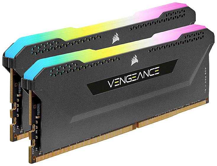 Corsair Vengeance RGB PRO SL PC-Arbeitsspeicher Kit DDR4 16 GB 2 x 8 GB 3200 MHz 288pin DIMM CL16-20-20-38 CMH16GX4M2E3200C16