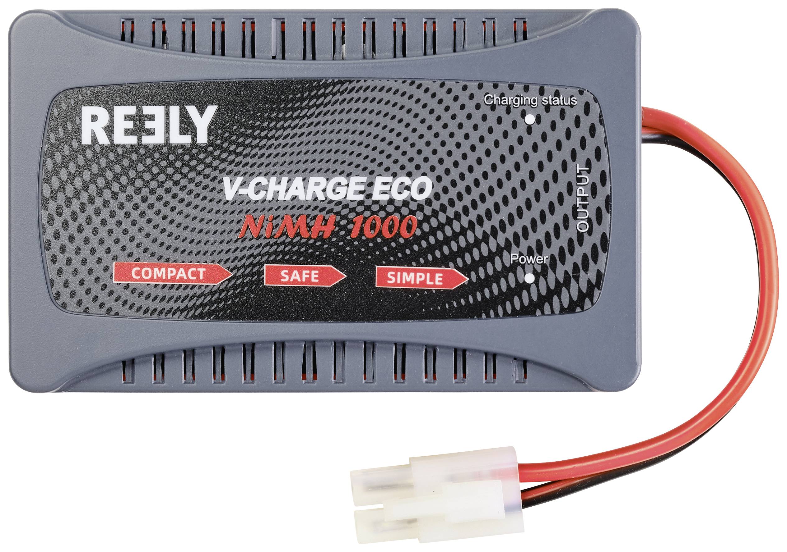 Reely V-CHARGE ECO NIMH 1000 Modellbau-Ladegerät 230V 1A NiMH, NiCd