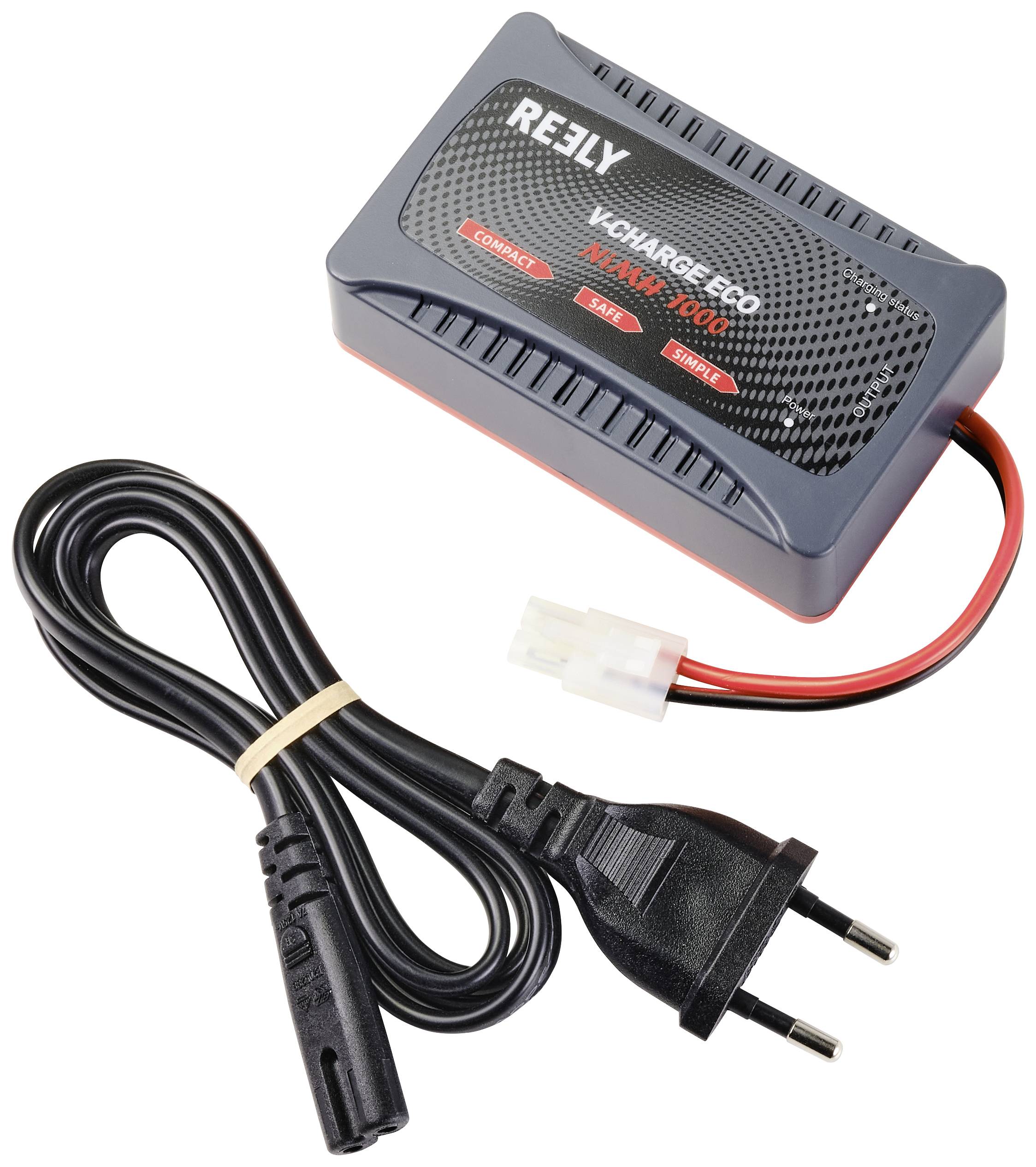 Reely V-CHARGE ECO NIMH 1000 Modellbau-Ladegerät 230V 1A NiMH, NiCd