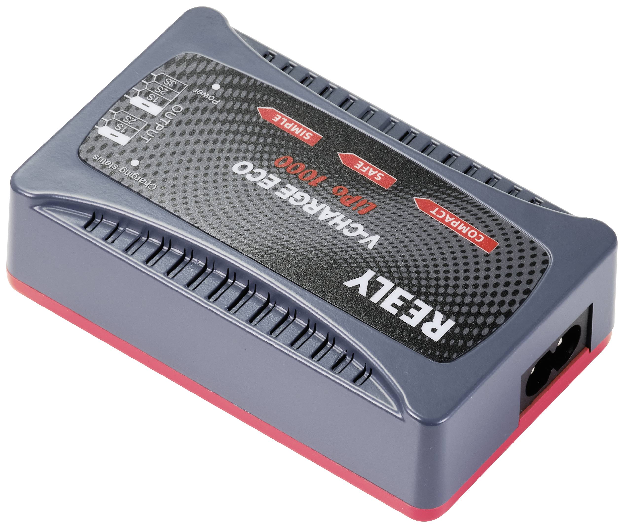 Reely V-CHARGE ECO LiPo 1000 Modellbau-Ladegerät 230V 1A LiPo