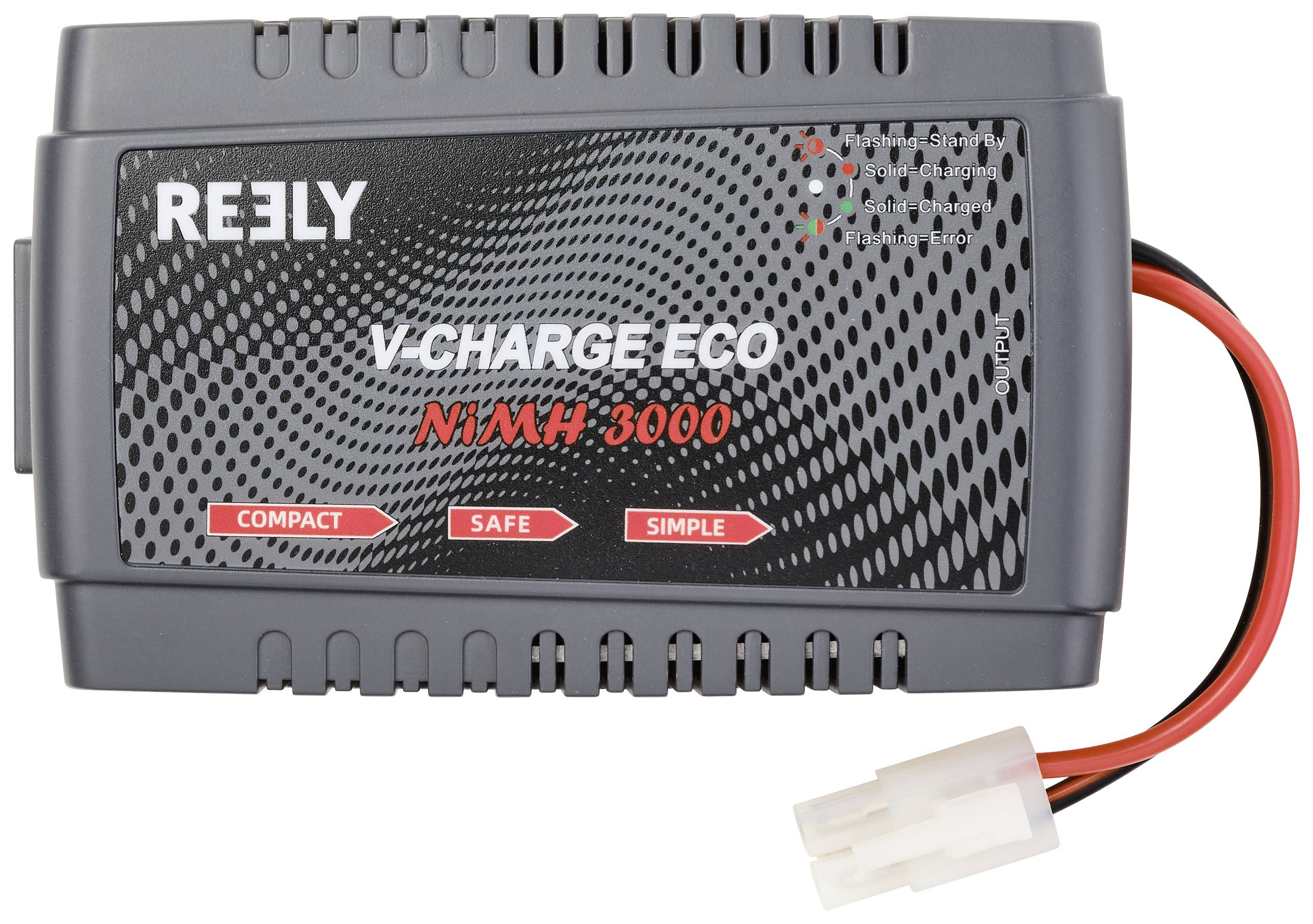 Reely V-CHARGE ECO NiMH 3000 Modellbau-Ladegerät 230V 3A NiMH, NiCd