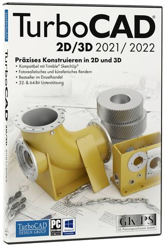 Avanquest TurboCAD 2D 3D 2021 2022 Vollversion, 1 Lizenz Windows CAD Software  - Onlineshop Voelkner