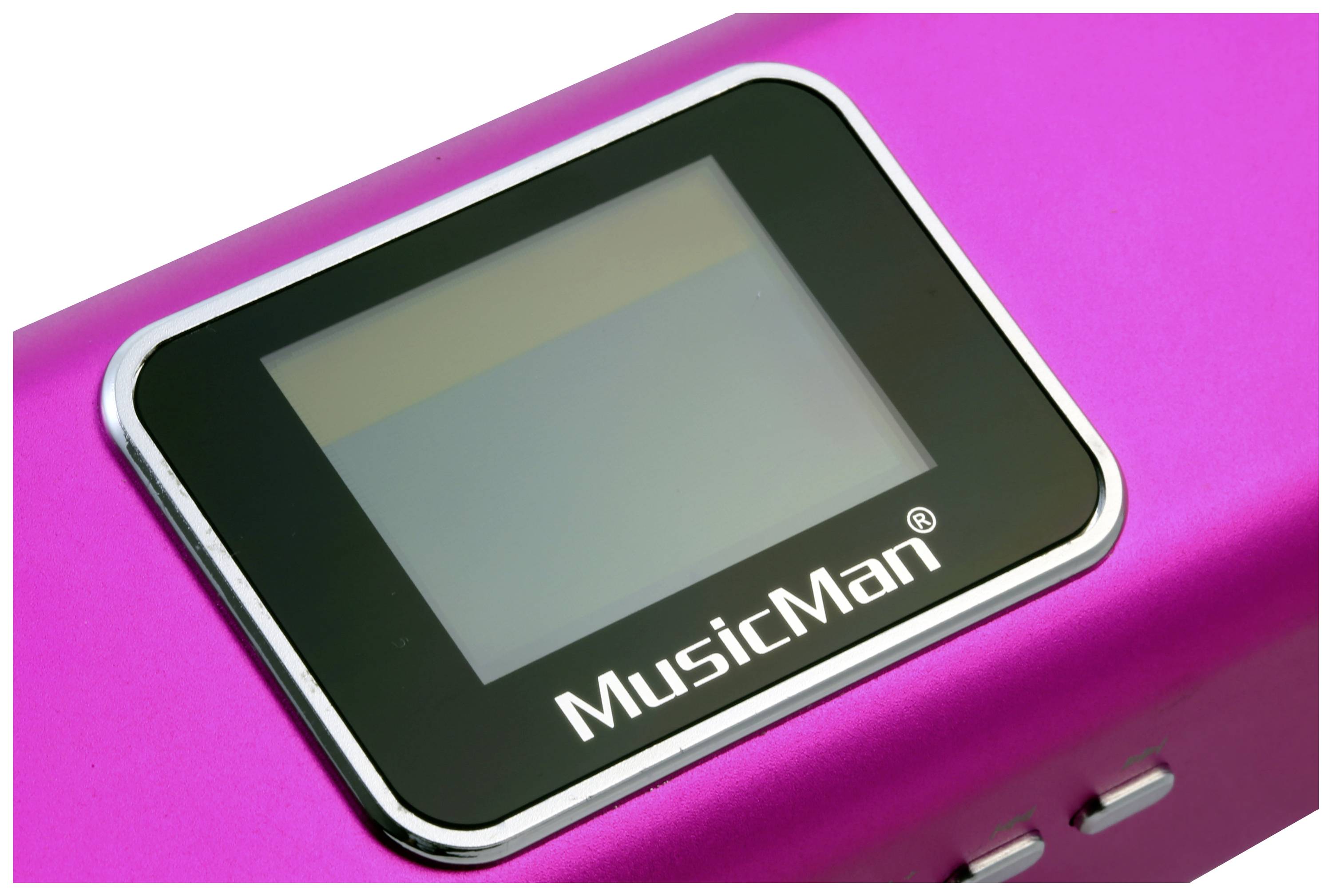 Music Man MA Display pink Mini Lautsprecher AUX, FM Radio, SD, tragbar, USB Pink (metallic)