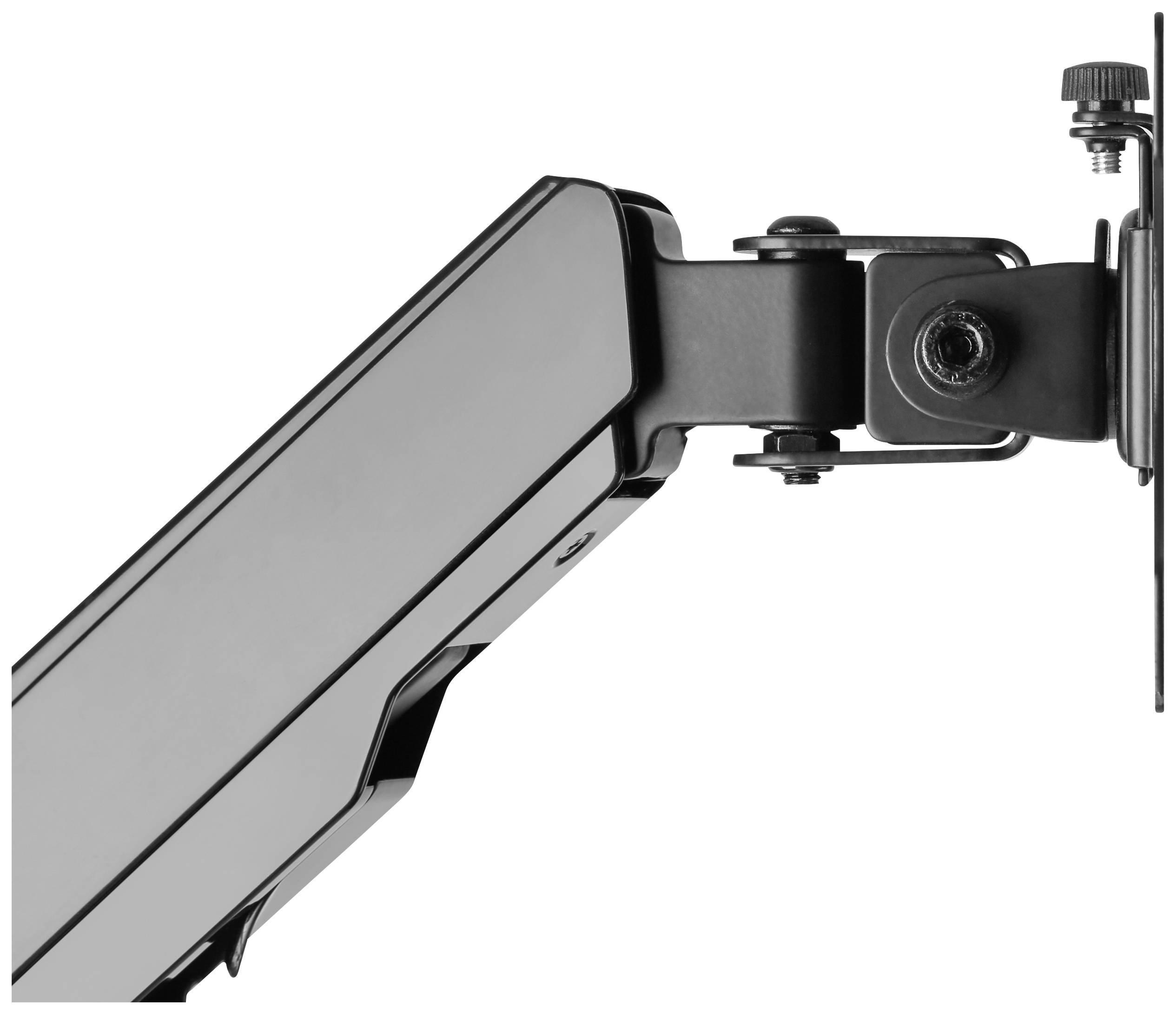 SpeaKa Professional SP-MM-710 1fach Monitor-Wandhalterung 33,0cm (13") - 68,6cm (27") Schwarz Höhenverstellbar, Drehbar