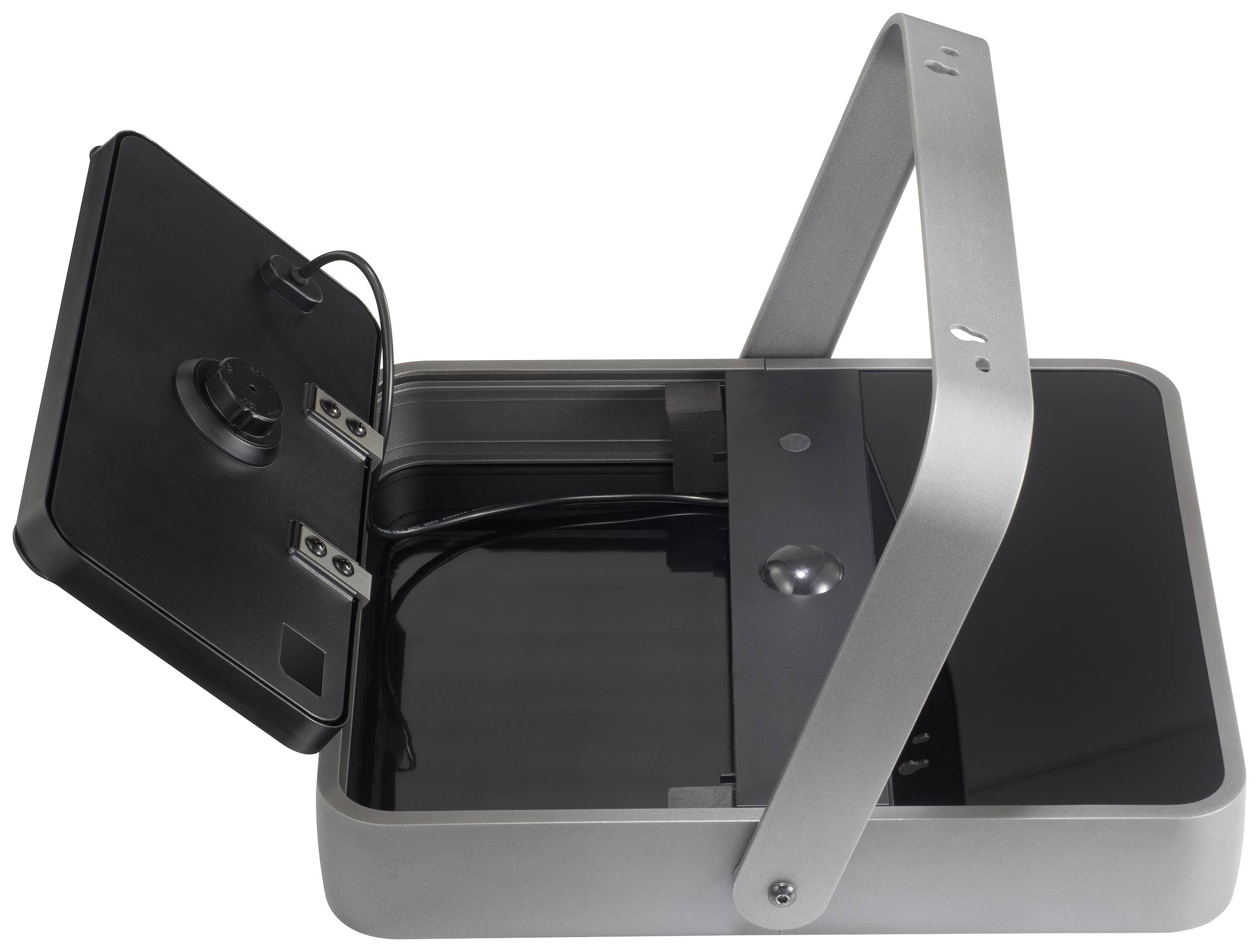 Sygonix SY-5176608 Solar-Wandstrahler mit Bewegungsmelder SMD LED 15W Grau-Schwarz