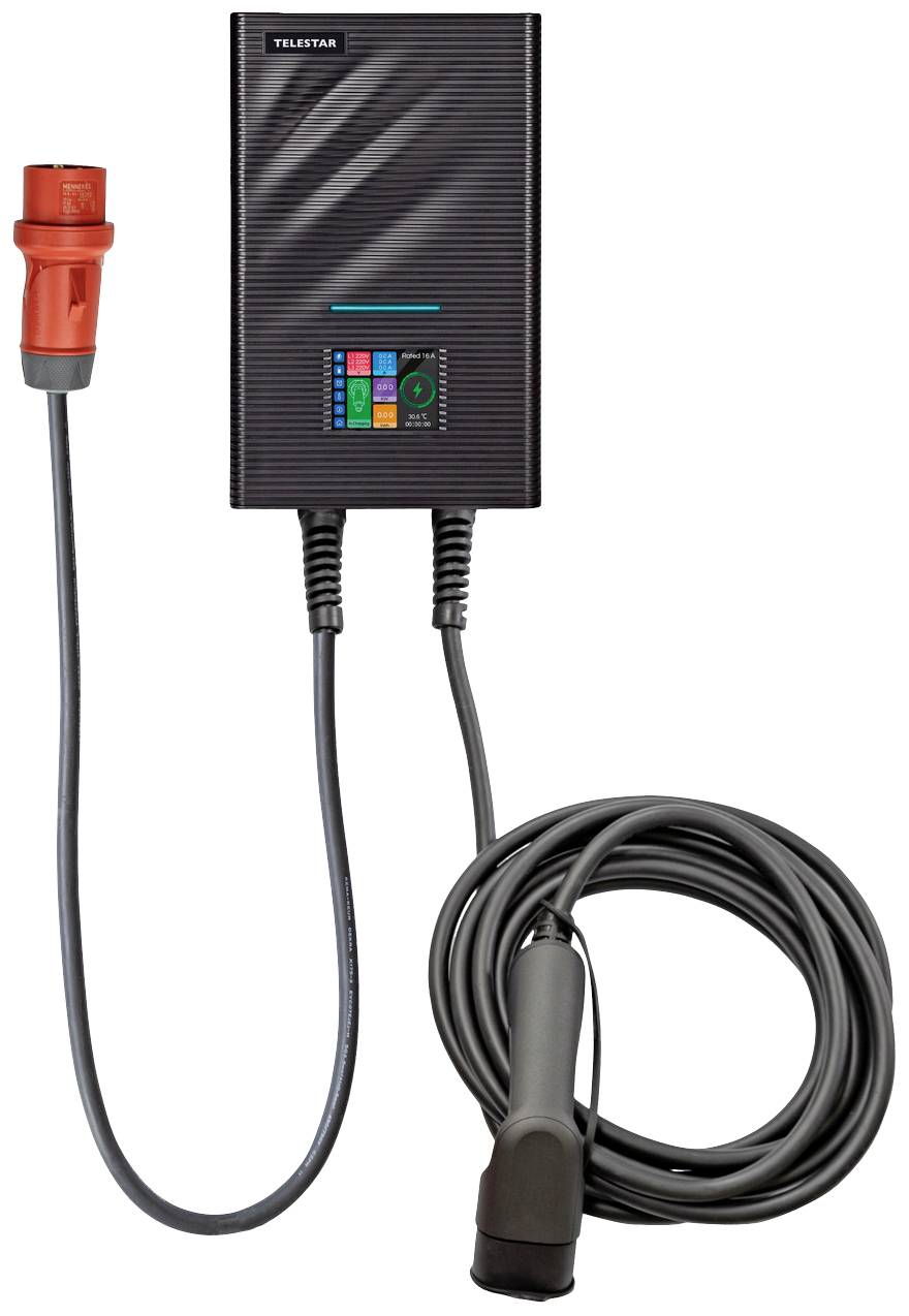 Telestar EC 311 S6 Wallbox Typ 2 Mode 3 16 A Anzahl Anschlüsse 1 11 kW App