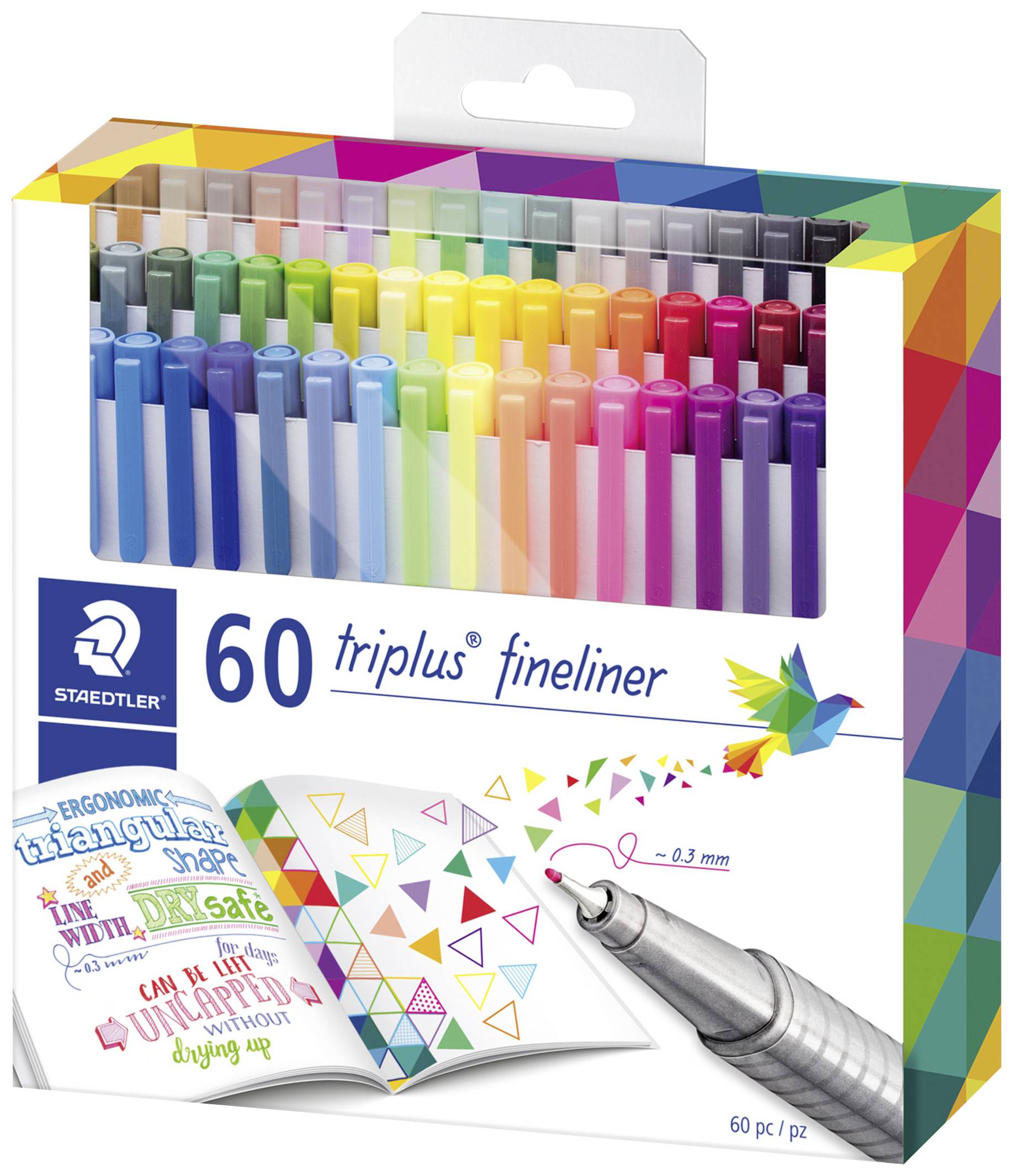 Staedtler triplus® fineliner 334 C60 Fineliner 0.3 mm 60 St.