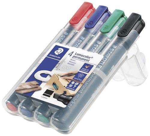 Staedtler 350 WP4 Permanentmarker wasserfest: Ja