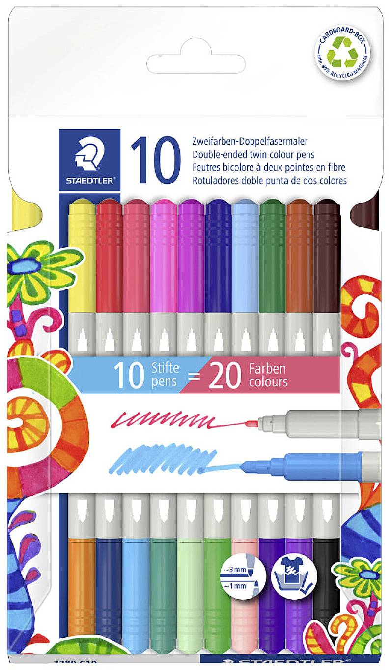 Staedtler Fasermaler 3280 C10 10 St.