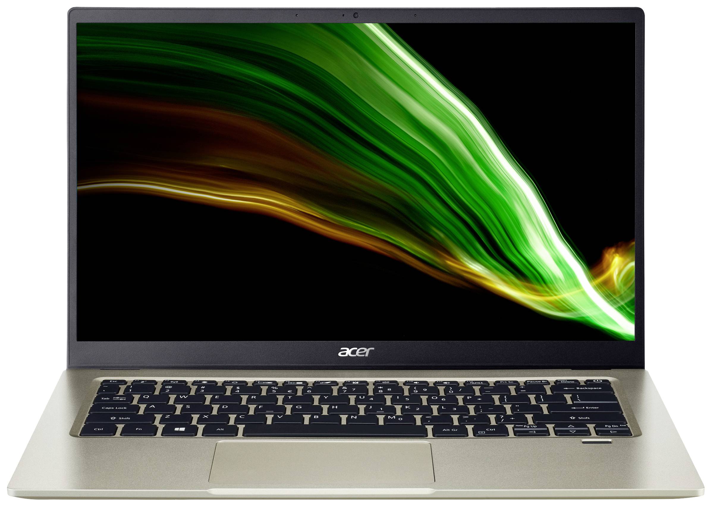 Acer Notebook Swift 1 35.6 cm (14 Zoll) Full-HD+ Intel® Celeron® N5100 4 GB RAM 128 GB eMMC Intel UHD Graphics Win 11 Home S-Modus Gold, Safari