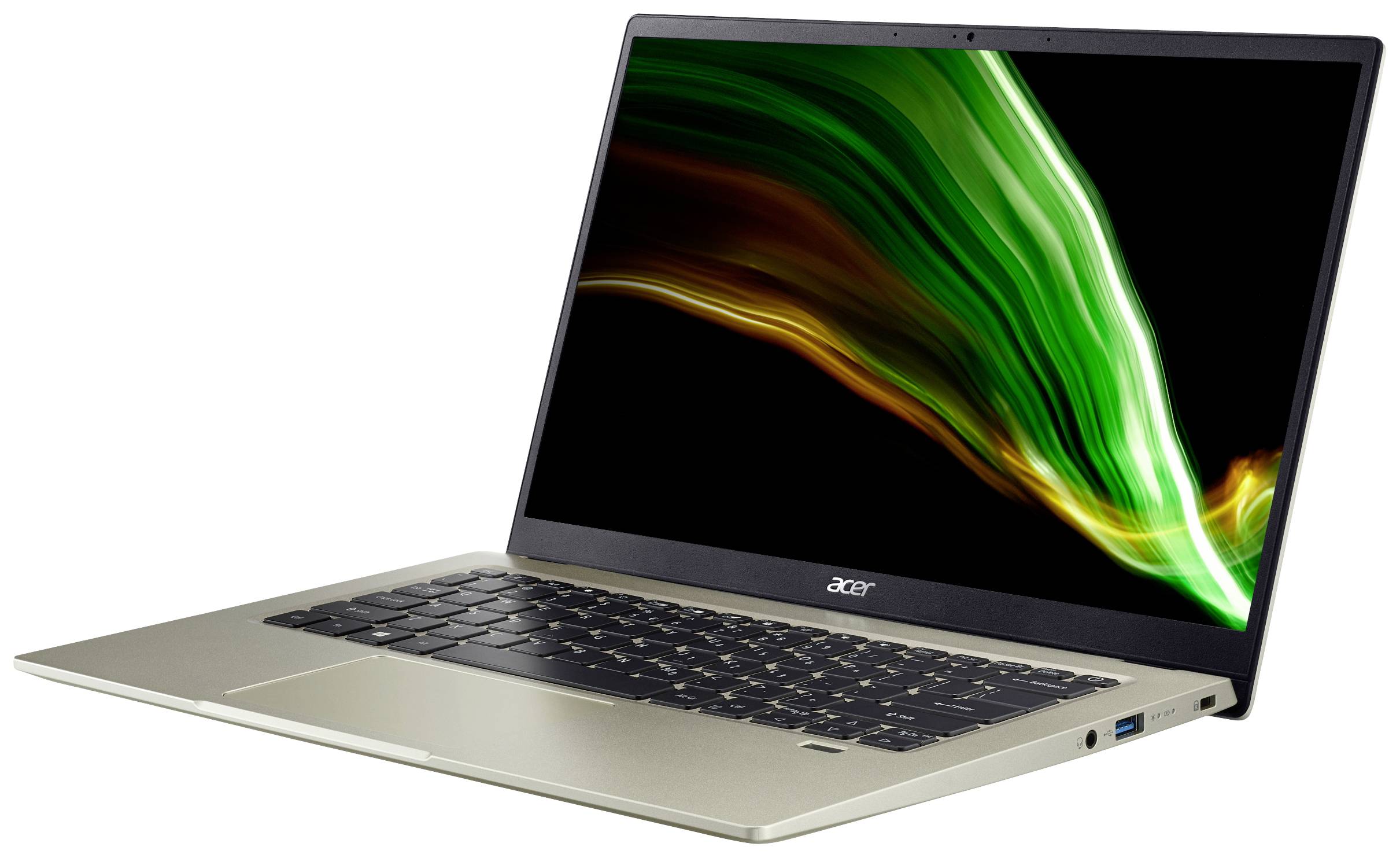 Acer Notebook Swift 1 35.6 cm (14 Zoll) Full-HD+ Intel® Celeron® N5100 4 GB RAM 128 GB eMMC Intel UHD Graphics Win 11 Home S-Modus Gold, Safari