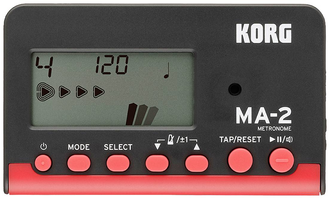 KORG MA-2 Metronom Schwarz/Rot