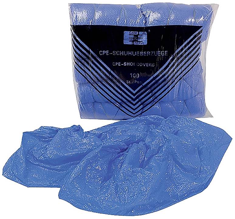 Asatex 1005083 Einmal Schuhüberzug blau à 100 Stück Blau