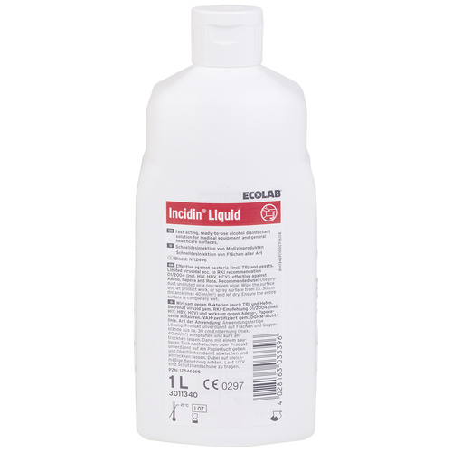 Ecolab Incidin® Liquid 1000 ml 1012088 Produit désinfectant 1000 ml