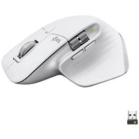 Logitech MX Master 3S Ergonomische Maus Bluetooth®, Funk Optisch Hellgrau 7 Tasten 8000 dpi Abnehmb Logitech MX Master 3S Ergonomische Maus Bluetooth®, Funk Optisch Hellgrau 7 Tasten 8000 dpi Abnehmb