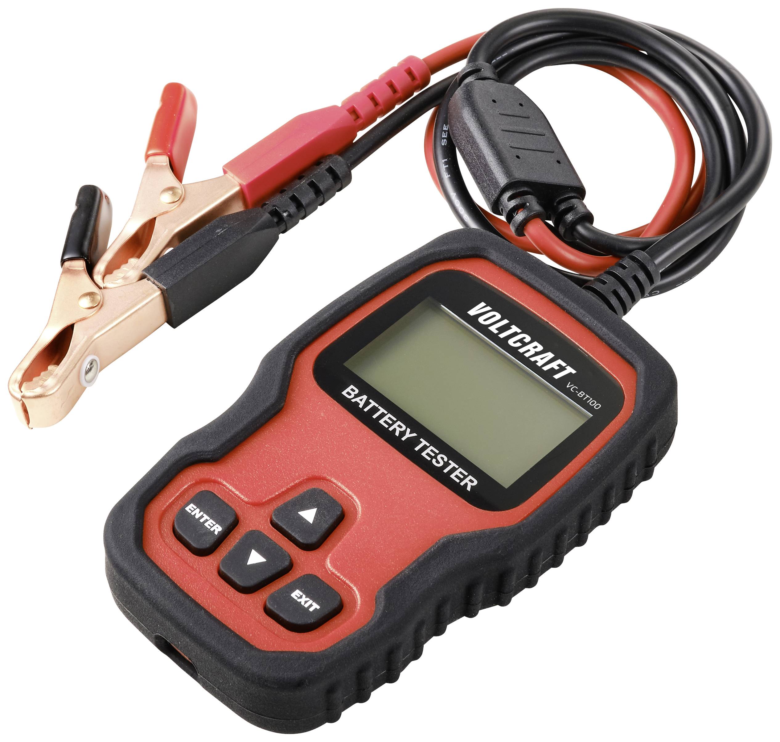 VOLTCRAFT VC-BT100 Kfz-Batterietester 12 V, 24V 79mm x 28mm x 128mm