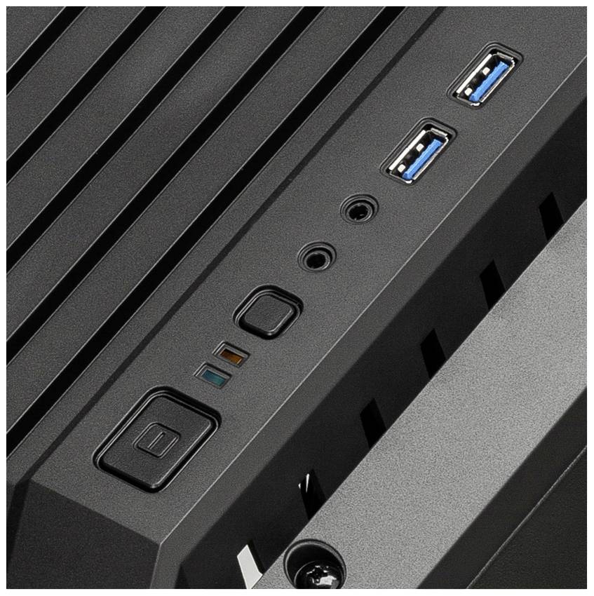 LC Power LC-998B-ON Midi-Tower Gaming-Gehäuse Schwarz 4 Vorinstallierte LED Lüfter, Für DIY Wasserkühlung geeignet, Seitenfenster, Staubfilter