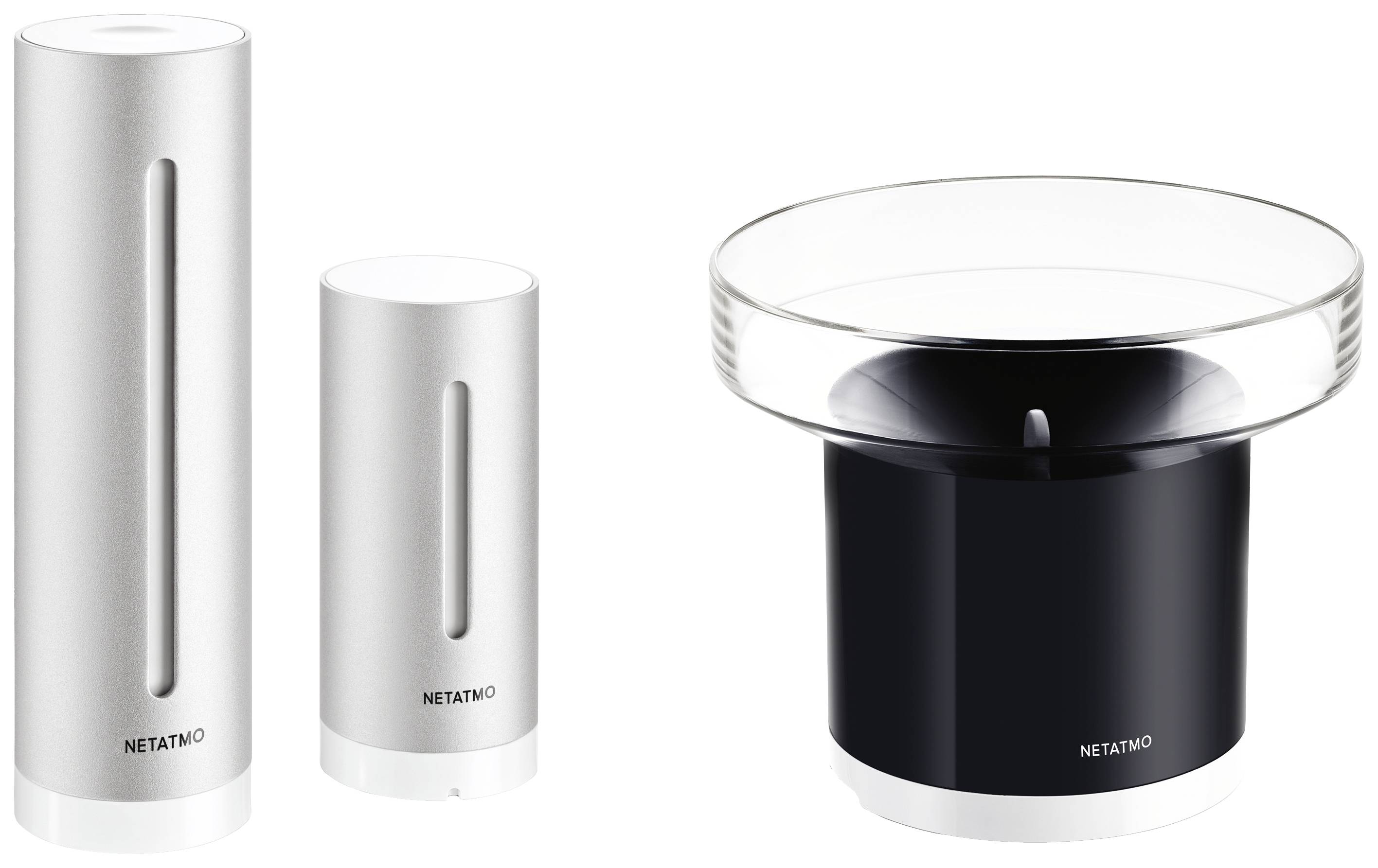 Netatmo Smart Bundle NBU-NWS-NRG-EU WLAN-Wetterstation Vorhersage für 6 Tage Anzahl Sensoren max. 5