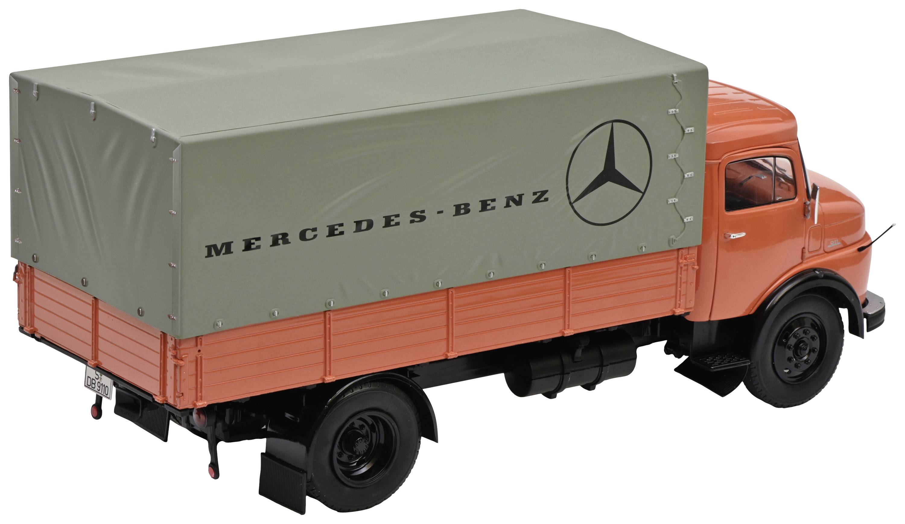 Schuco Mercedes Benz L911, MHI 1:18 Modelllastkraftwagen