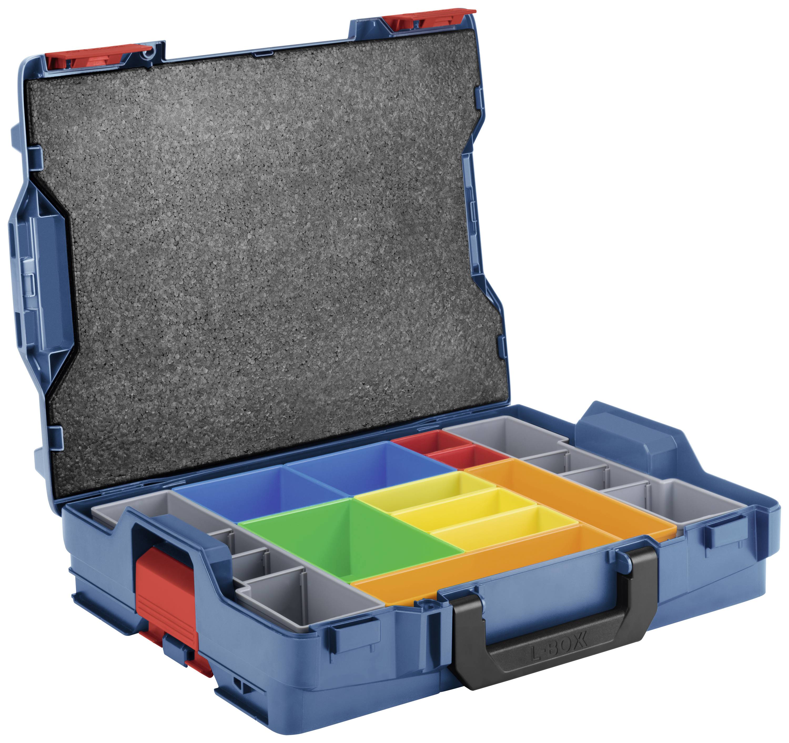 Bosch Professional L-BOXX 102 & Inset Boxen 12tlg. 1600A016NB Transportkoffer ABS Blau (L x B x H) 357 x 442 x 117 mm
