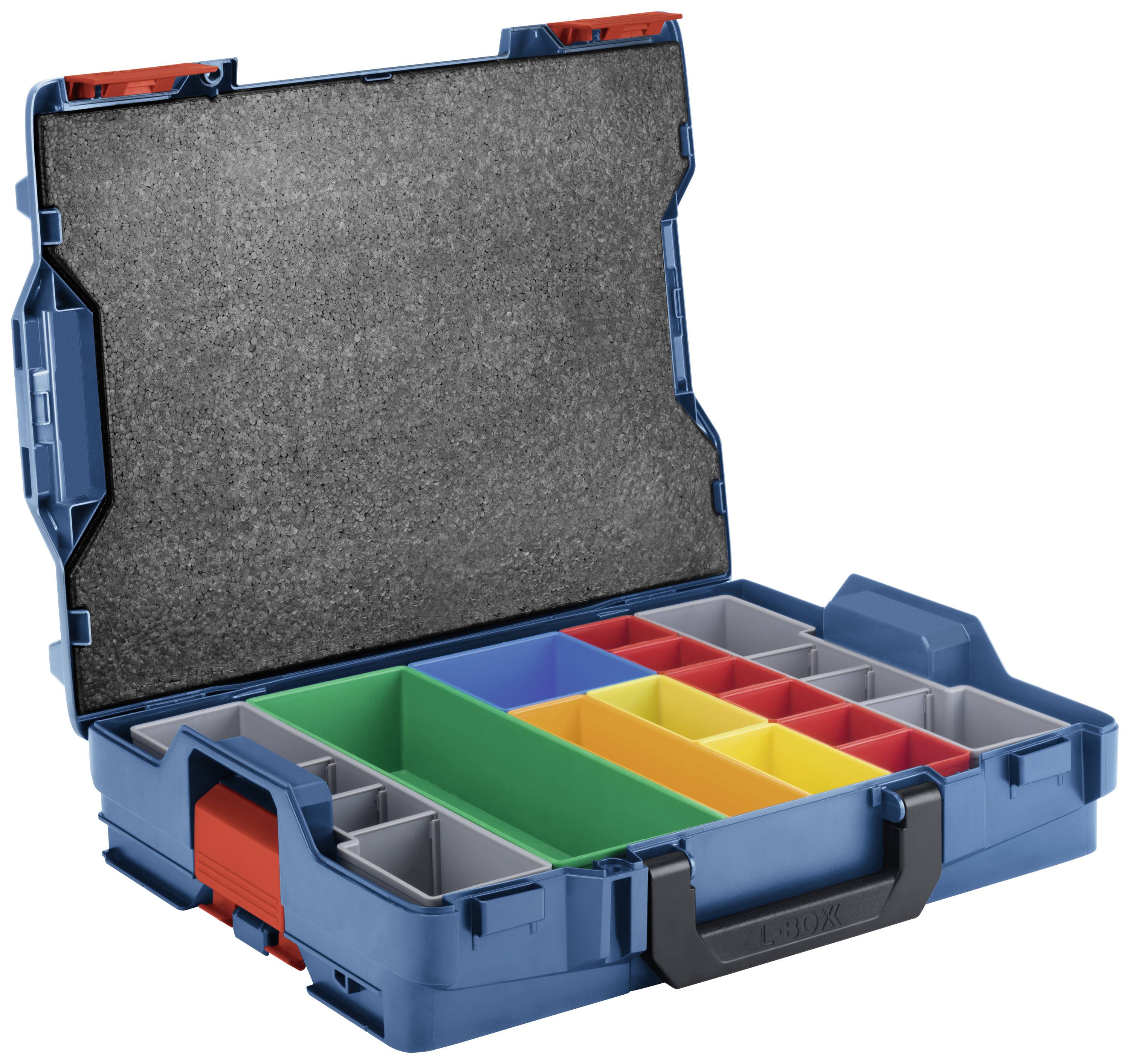 Bosch Professional L-BOXX 102 & Inset Boxen 13tlg. 1600A016NA Transportkoffer ABS Blau (L x B x H) 357 x 442 x 117mm
