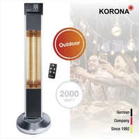 Korona 60000 Säulen-Heizlüfter n.rel Silber-Schwarz Korona 60000 Säulen-Heizlüfter n.rel Silber-Schwarz