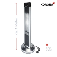 Korona 60000 Säulen-Heizlüfter n.rel Silber-Schwarz Korona 60000 Säulen-Heizlüfter n.rel Silber-Schwarz