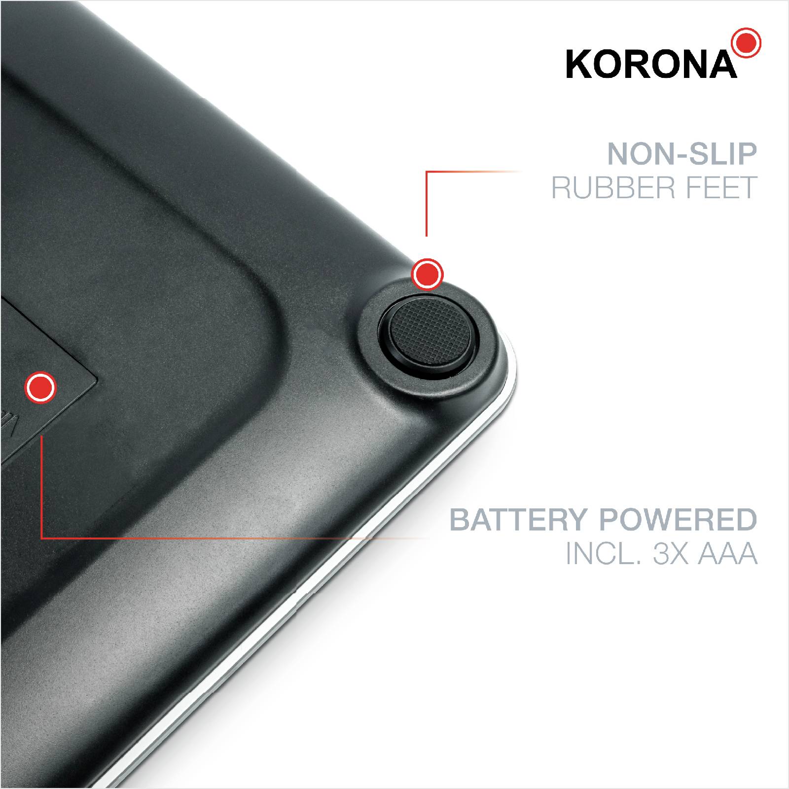 Korona SABRINA Personenwaage 75757 digital Wägebereich (max.)=180 kg Weiß