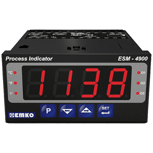Emko ESM-4900 2-Punkt, P, PI, PD, PID Universalregler Pt100 -200 bis +1700 °C Relais 5 A (L x B x H