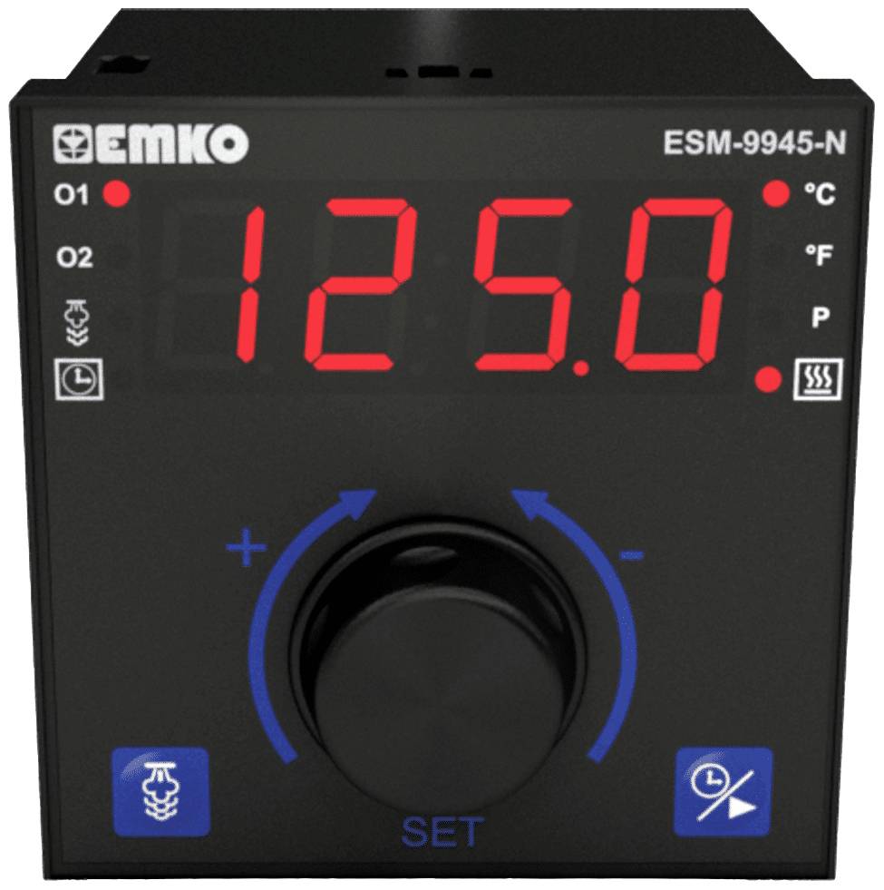 Emko ESM-9945-N 2-Punkt, P, PI, PD, PID Temperaturregler Pt100 -200 bis +1700 °C Relais 5 A