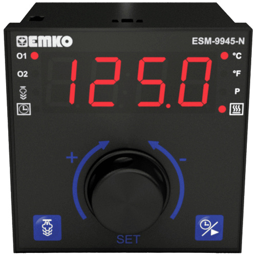 Emko ESM-9945-N 2-Punkt, P, PI, PD, PID Temperaturregler Pt100 -200 bis +1700°C Relais 5A (L x B x H) 100 x 96 x 96mm