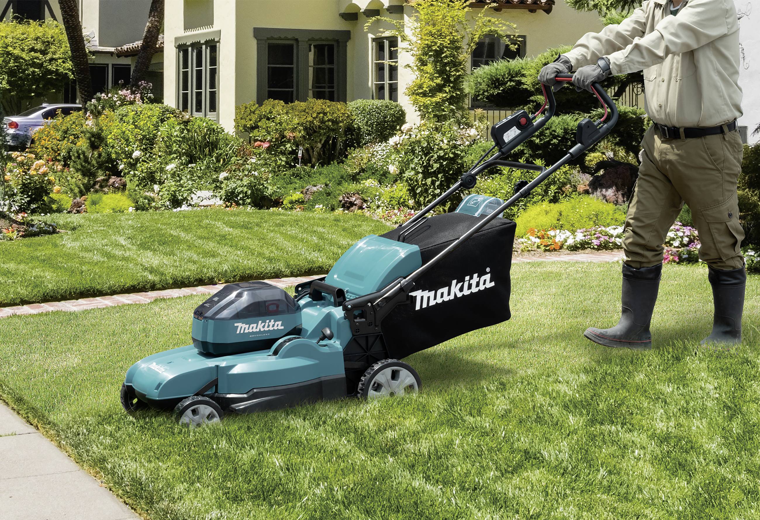 Makita LM002JM101 Akku Akku-Rasenmäher inkl. Akku, inkl. Ladegerät 64V Schnittbreite (max.) 53.4cm Geeignet für 1600m²