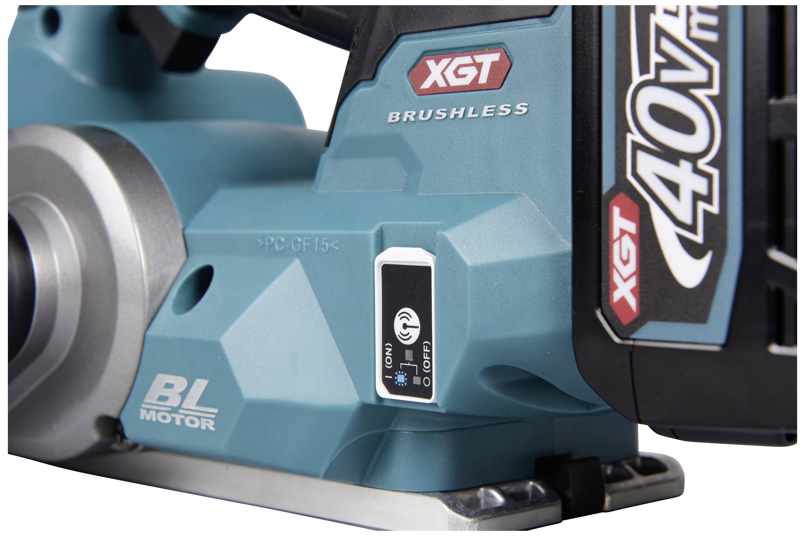 Makita KP001GZ Akku-Hobel ohne Akku, ohne Ladegerät Hobel-Breite: 82mm Falztiefe (max.): 50mm