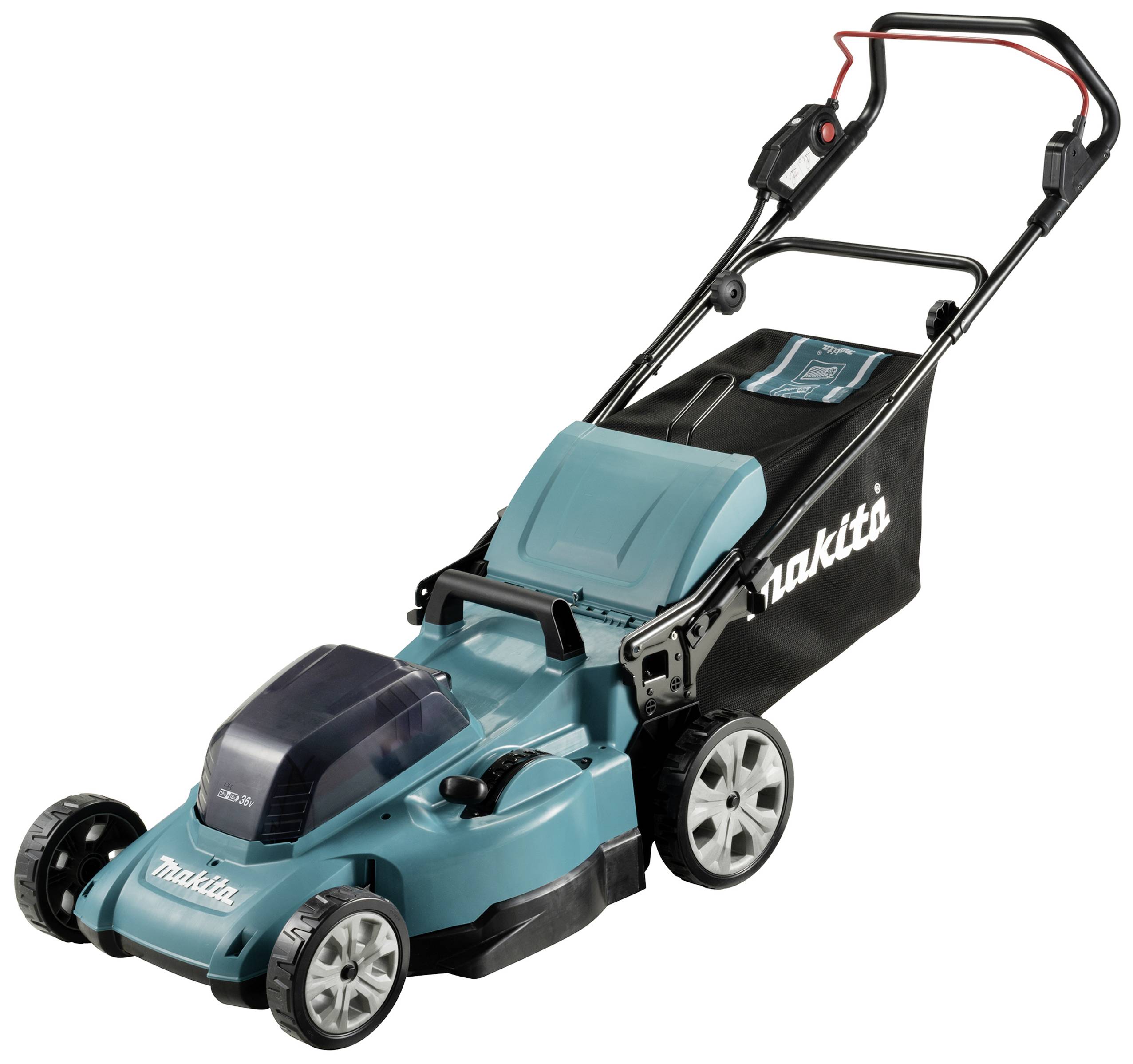 Makita DLM480Z Akku Rasenmäher ohne Akku, ohne Ladegerät 2 x 18 V Schnittbreite (max.) 48 cm Geeignet für 650 m²