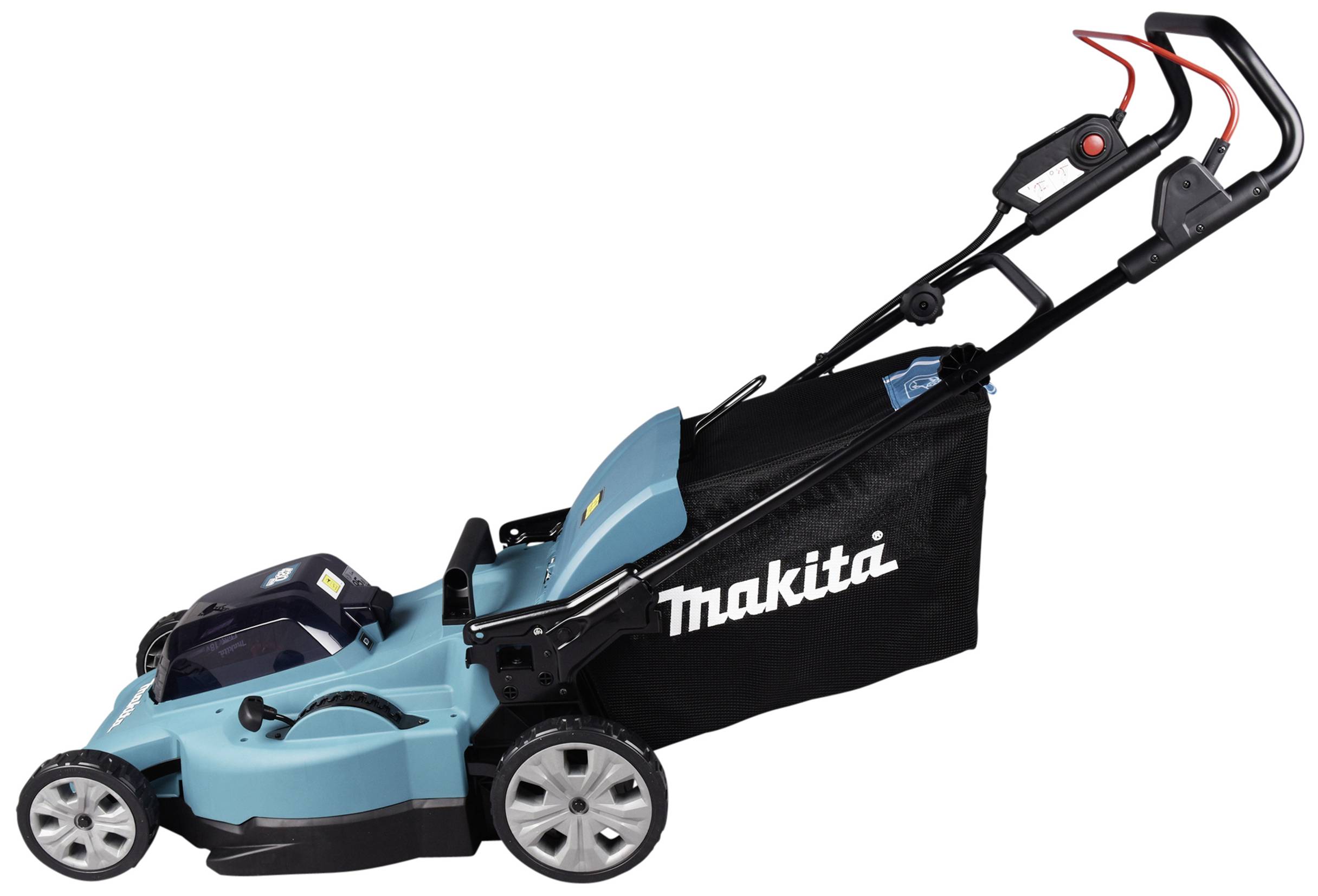 Makita DLM480Z Akku Akku-Rasenmäher ohne Akku, ohne Ladegerät 2 x 18 V Schnittbreite (max.) 48 cm Geeignet für 650 m²