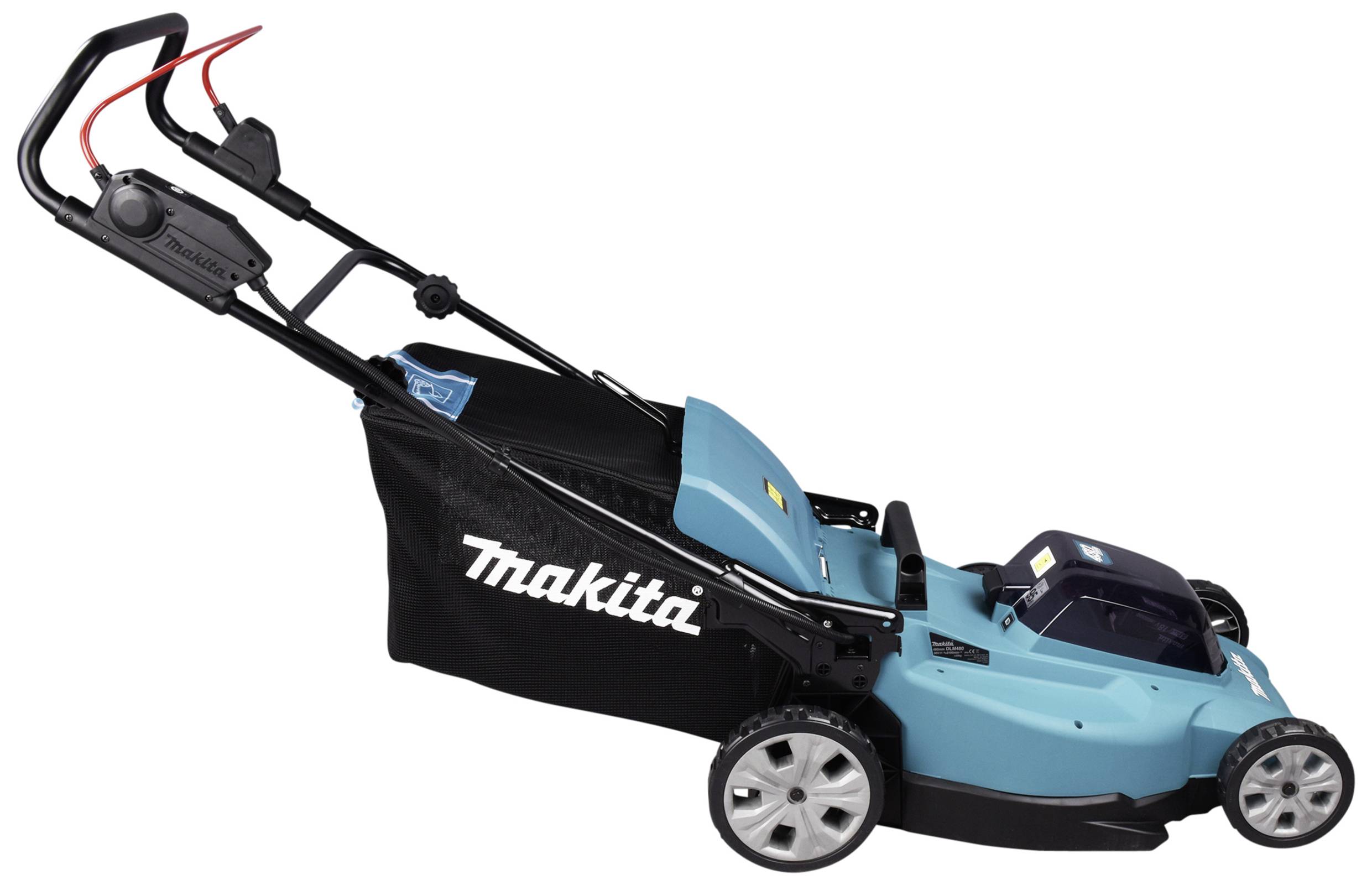 Makita DLM480Z Akku Akku-Rasenmäher ohne Akku, ohne Ladegerät 2 x 18 V Schnittbreite (max.) 48 cm Geeignet für 650 m²