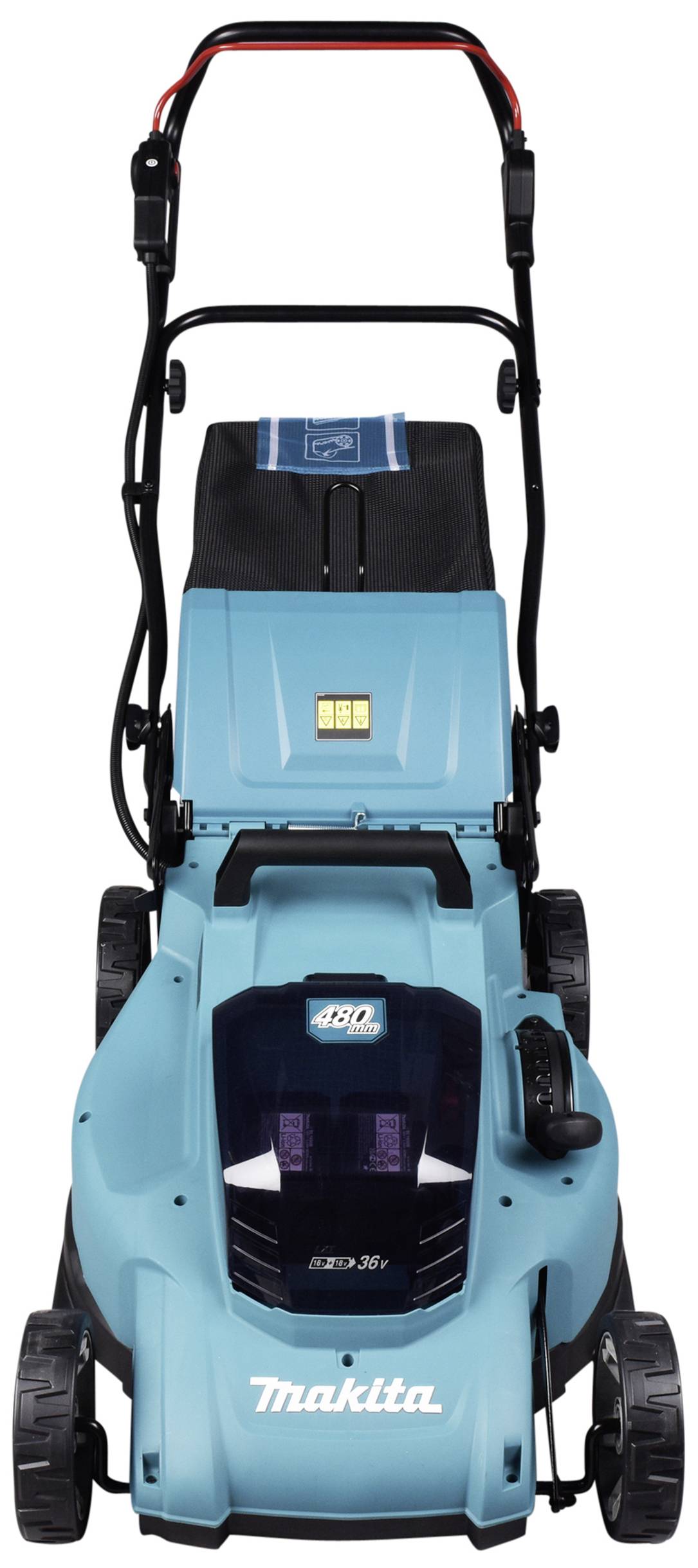 Makita DLM480Z Akku Rasenmäher ohne Akku, ohne Ladegerät 2 x 18 V Schnittbreite (max.) 48 cm Geeignet für 650 m²