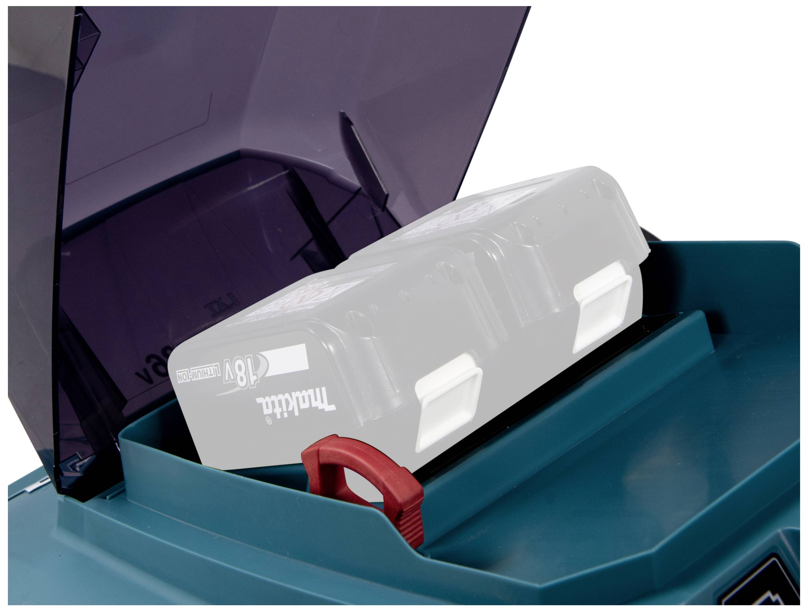 Makita DLM480Z Akku Akku-Rasenmäher ohne Akku, ohne Ladegerät 2 x 18 V Schnittbreite (max.) 48 cm Geeignet für 650 m²