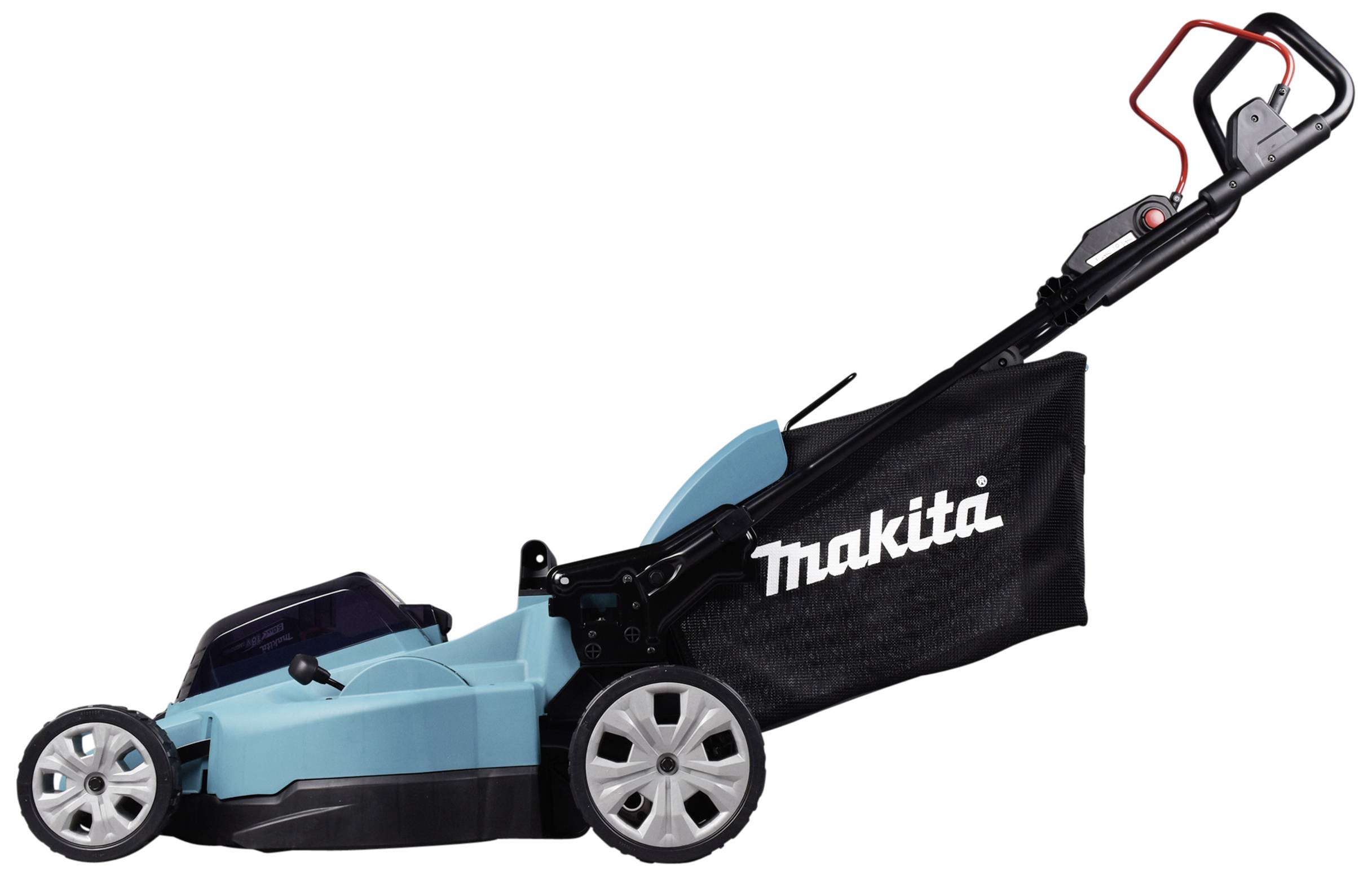 Makita DLM480PT2 Akku Rasenmäher inkl. Akku, inkl. 2. Akku, inkl. Ladegerät 2 x 18 V Schnittbreite (max.) 48 cm Geeignet für 650 m²