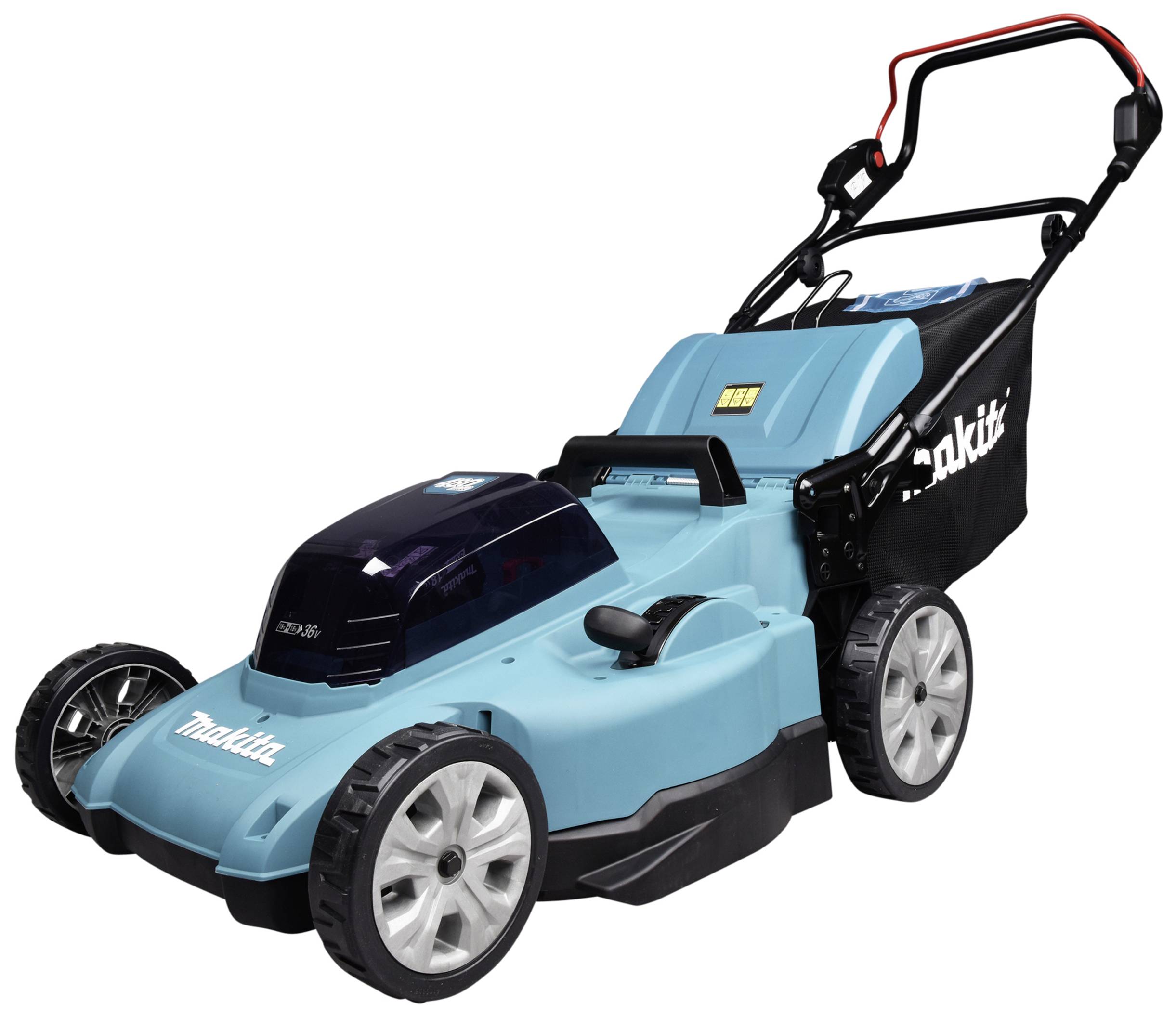 Makita DLM480PT2 Akku Rasenmäher inkl. Akku, inkl. 2. Akku, inkl. Ladegerät 2 x 18V Schnittbreite (max.) 48cm Geeignet für 650m²