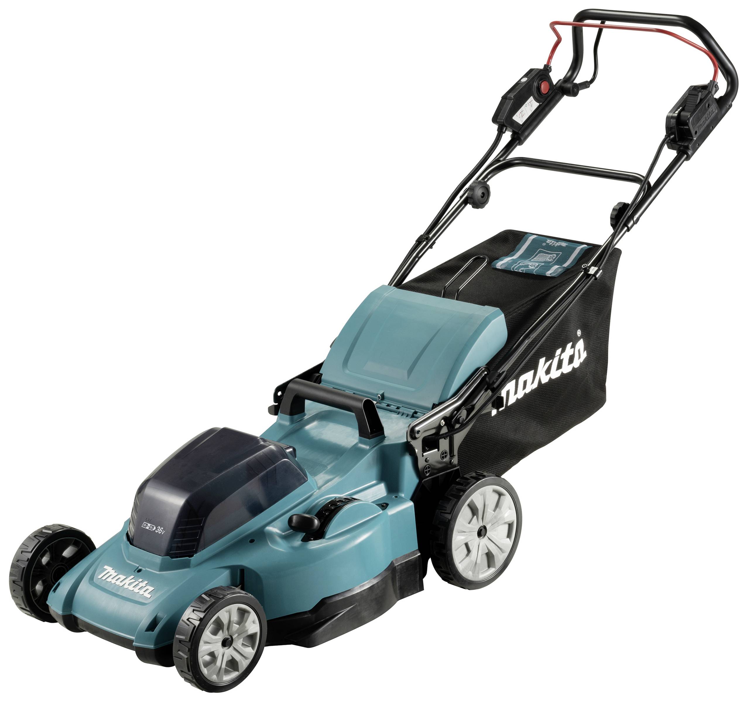 Makita DLM481Z Akku Akku-Rasenmäher ohne Akku, ohne Ladegerät 2 x 18 V Schnittbreite (max.) 48 cm Geeignet für 800 m²