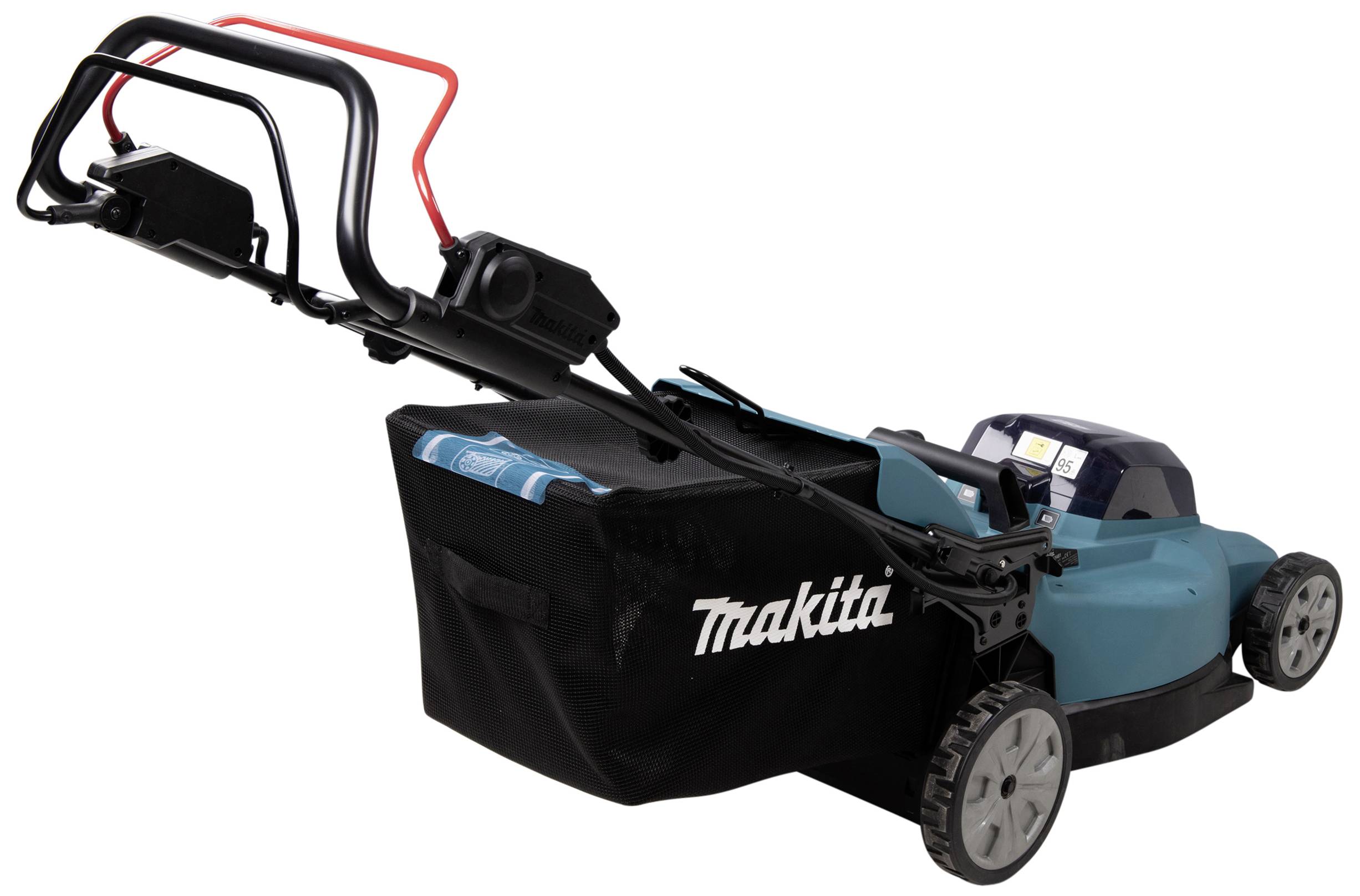 Makita DLM481Z Akku Akku-Rasenmäher ohne Akku, ohne Ladegerät 2 x 18 V Schnittbreite (max.) 48 cm Geeignet für 800 m²